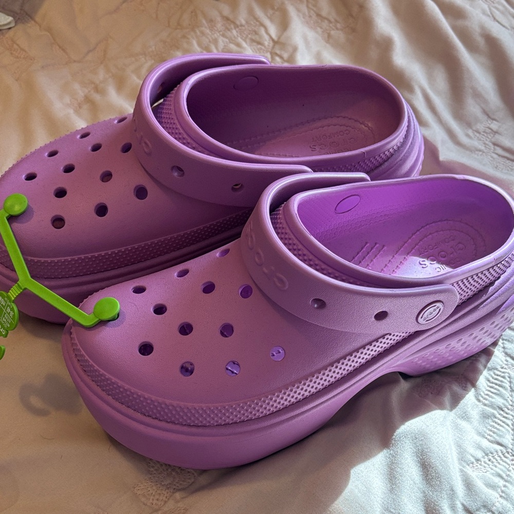 Platform crocs